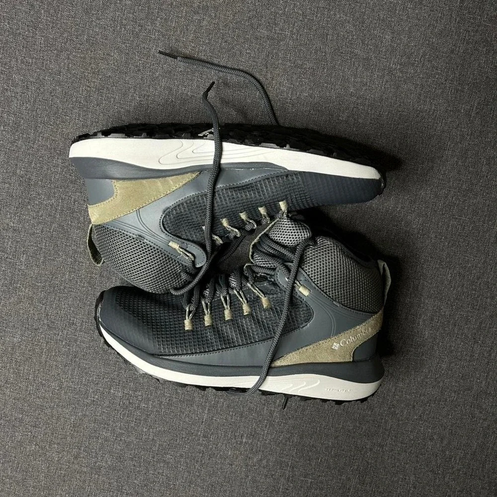 Columbia Waterproof Hiking Boots Grey Trail Shoes